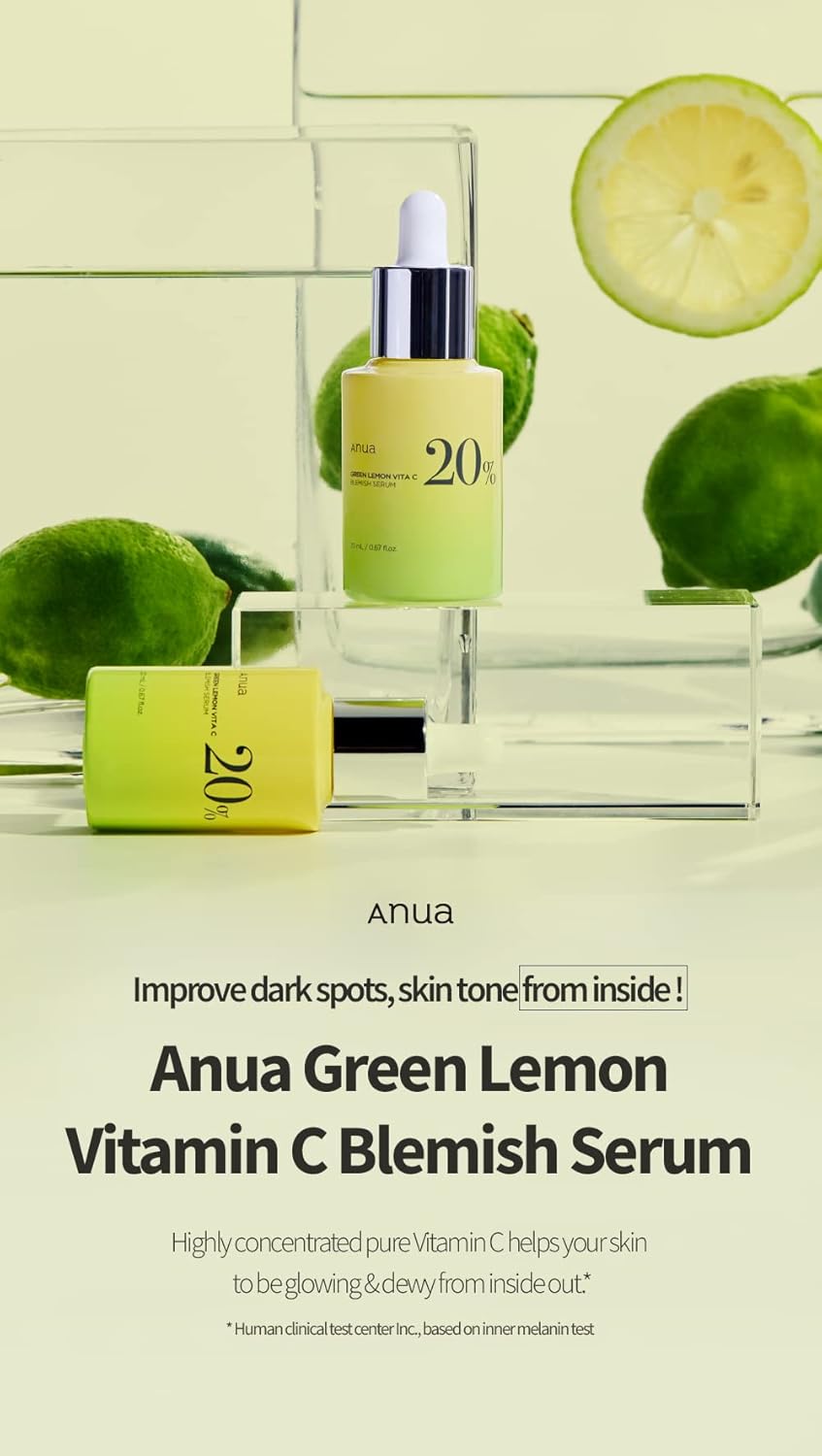 Anua Green Lemon Vita C Blemish Serum 20ml