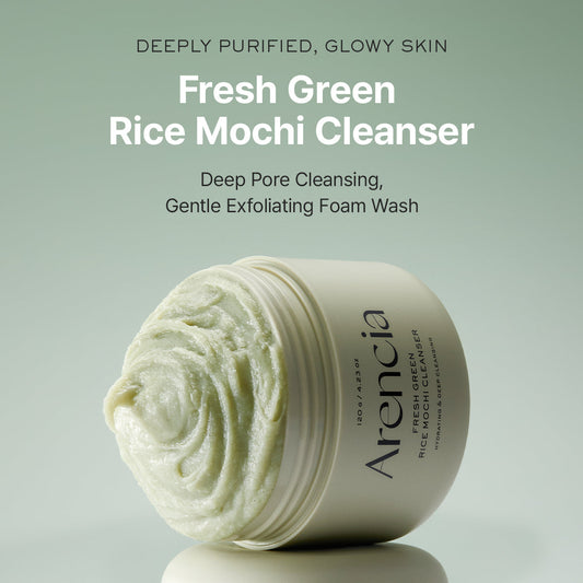 Arencia Fresh Green Rice Mochi Cleanser – 120 g