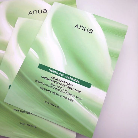 Anua Heartleaf Cream Mask Night Solution (25ml x 1each )
