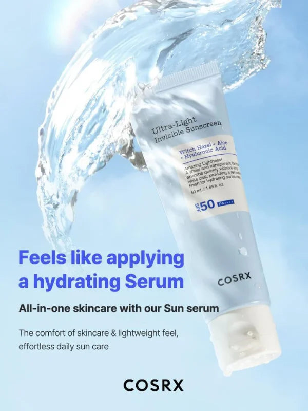 Cosrx Ultra light invisible sunscreen