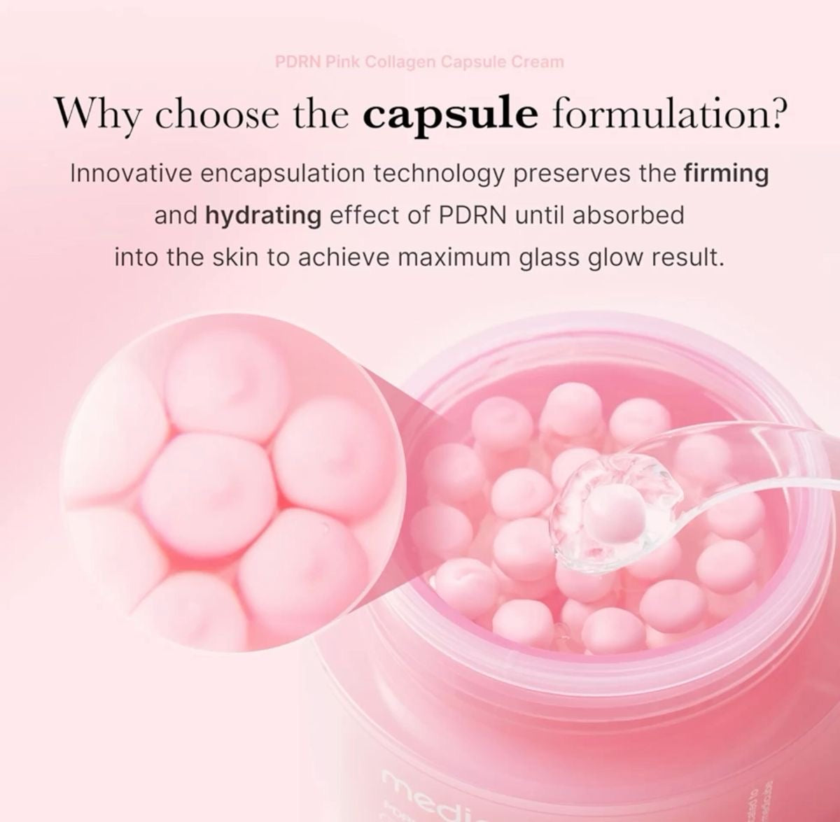 Medicube PDRN pink collagen capsule cream