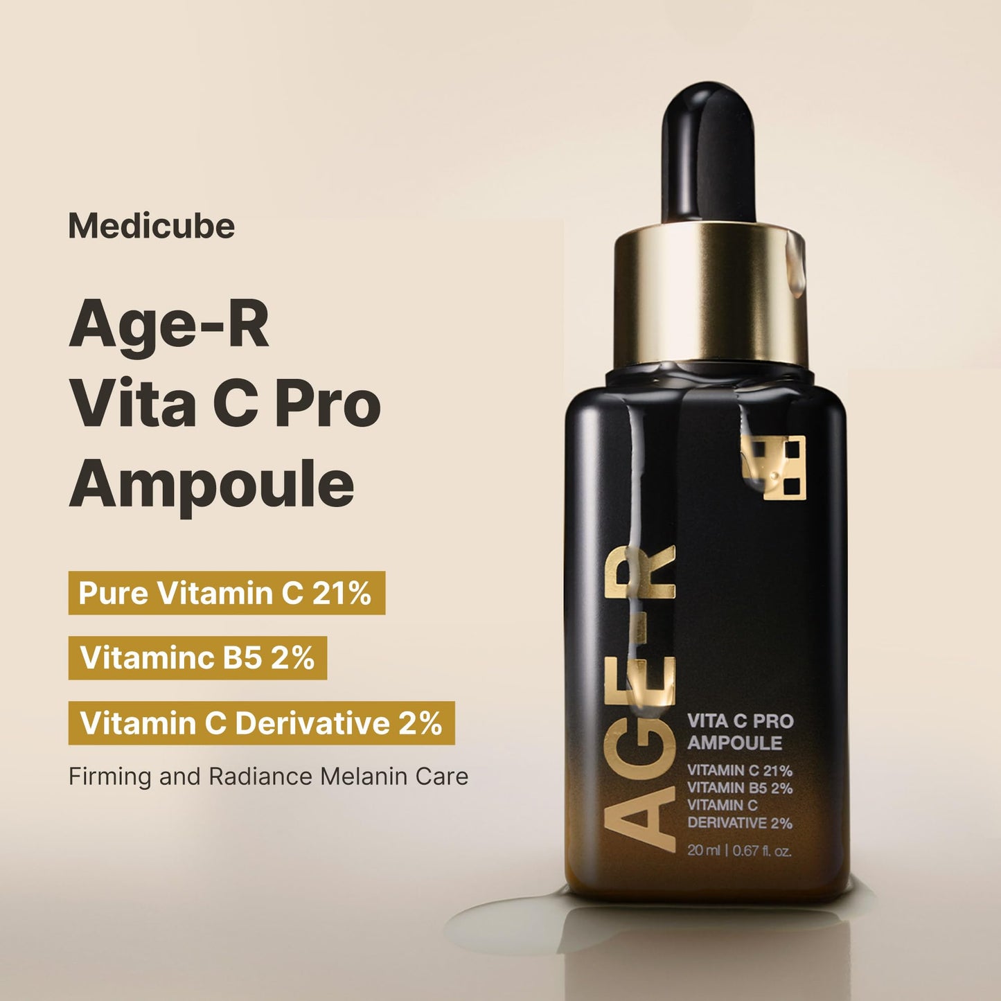 The Medicube AGE-R Vita C Pro Ampoule