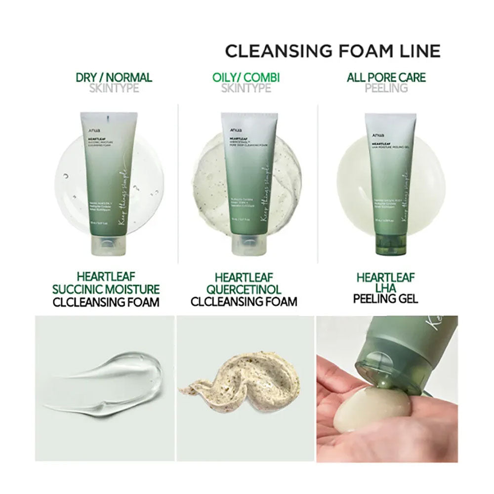 Anua Heartleaf Quercetinol Pore Deep Cleansing Foam