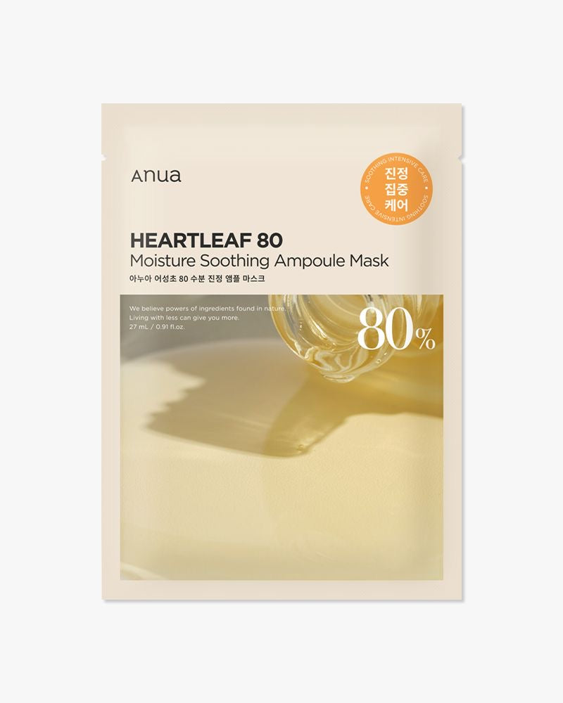 Anua Heartleaf 80% Moisture Soothing Ampoule Mask (27ml)