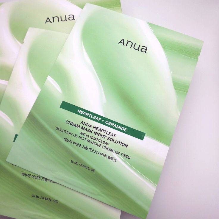 Anua Heartleaf Cream Mask Night Solution (25ml x 1each )