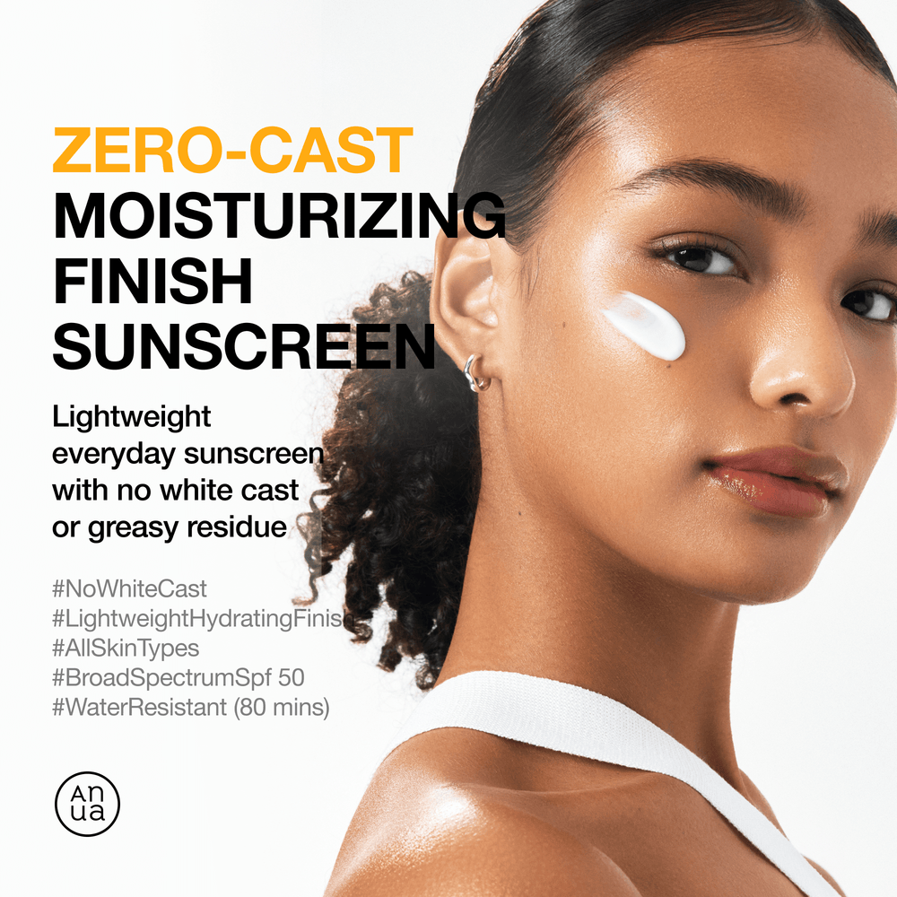 Anua zero cast moisturizing finish sunscreen Spf 50