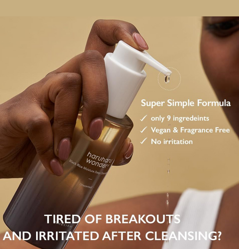 Haruharu WONDER Black Rice Moisture Deep Cleansing Oil Unscented – 150ml