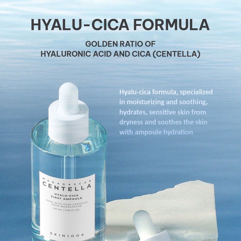 SKIN1004 Hyalu-Cica Blue Serum Ampoule – 100ml