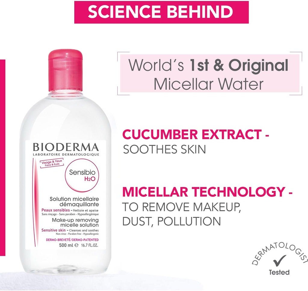 Bioderma Sensibio H2O Micellar Water — 500 ml