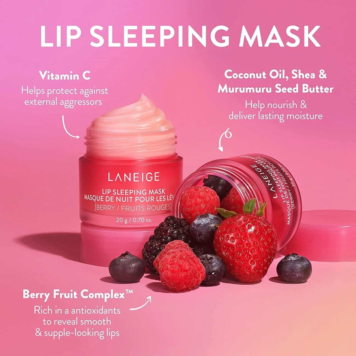 Laneige Lip Sleeping Mask – Berry (3g)