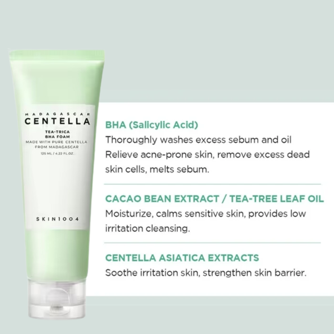Skin1004 Tea trica Bha foam