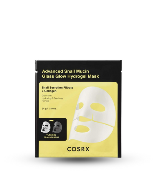 Cosrx Advanced snail mucin glass glow hydrogel mask