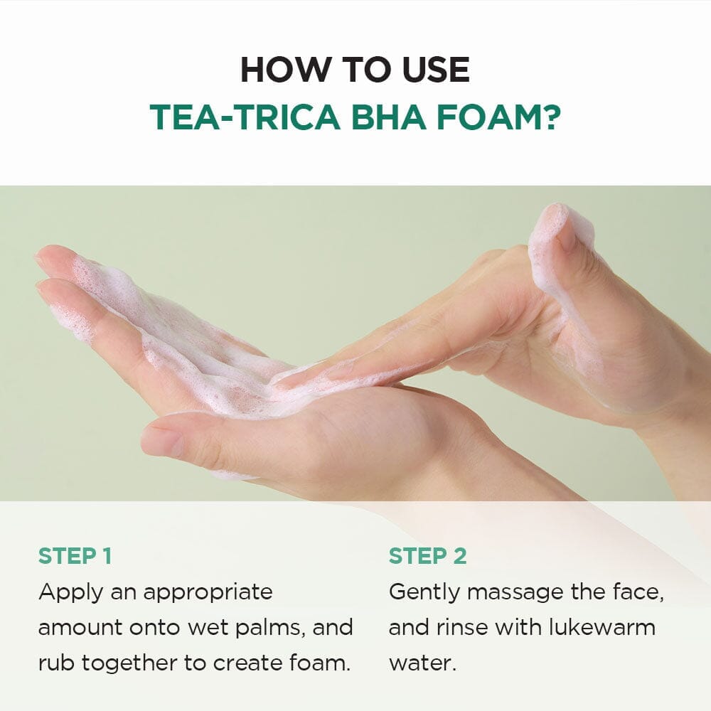 Skin1004 Tea trica Bha foam
