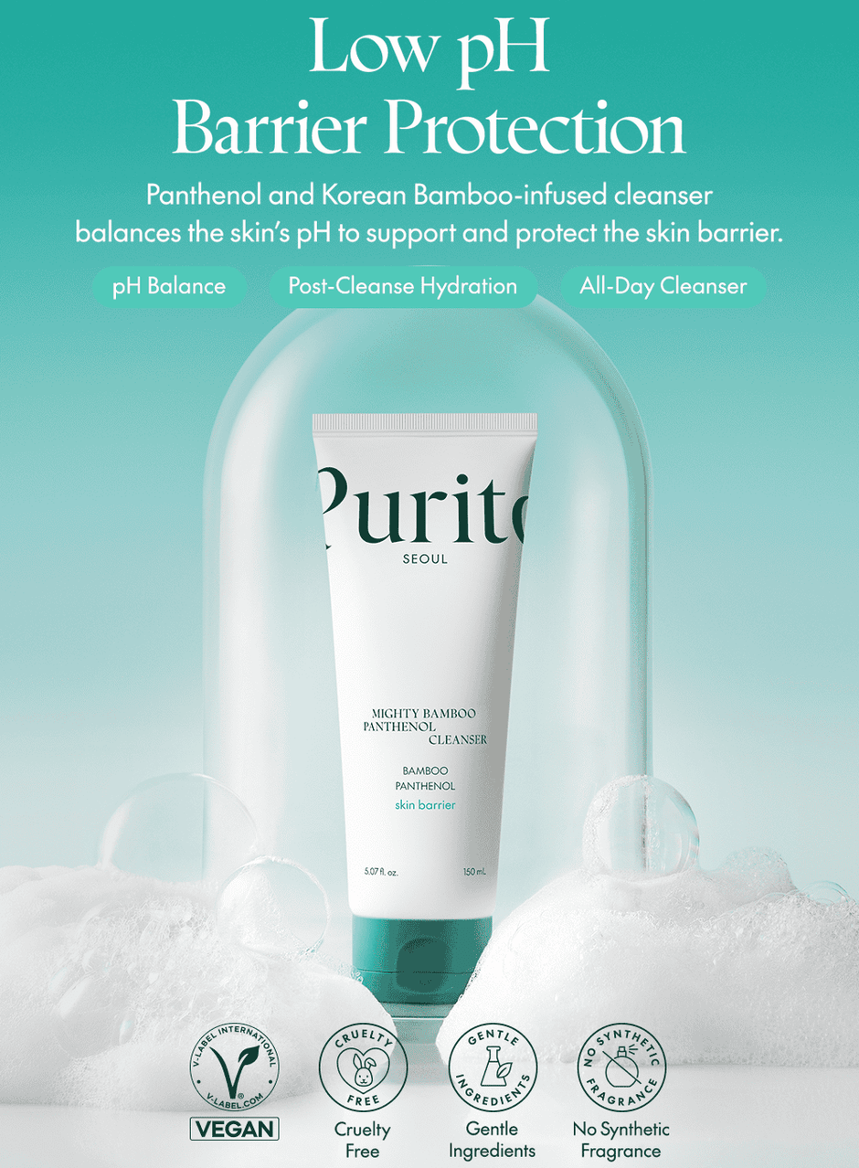 Purito Seoul Mighty Bamboo Panthenol Cleanser – 150 ml