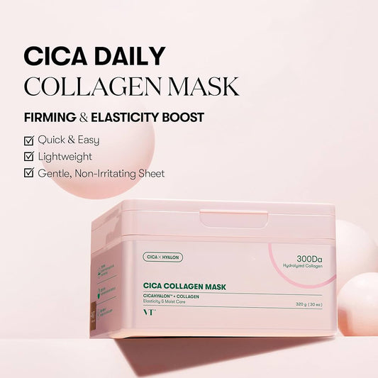 VT Cica Daily Collagen Mask (320g / 30 Sheets)