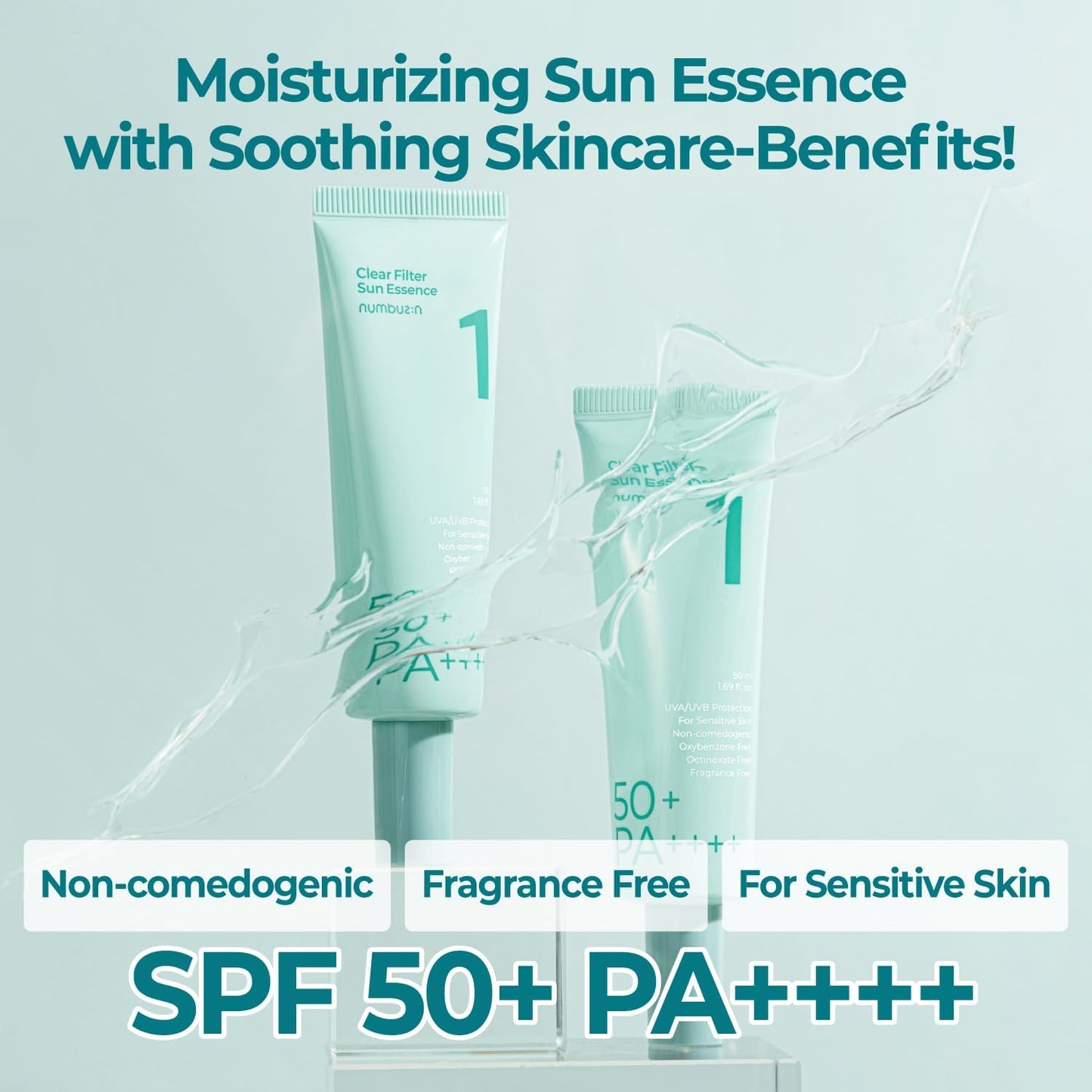 Numbuzin clear filter sun essence SPF 50+ PA++++
