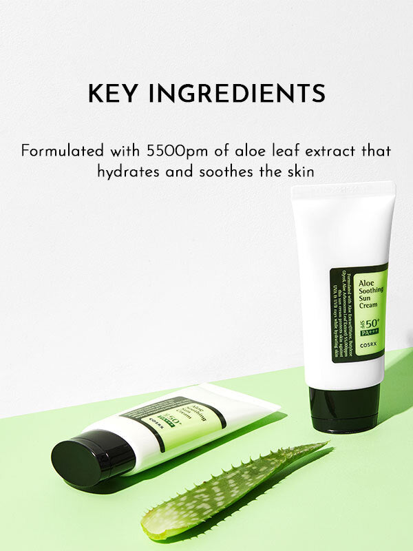 COSRX Aloe Soothing Sun Cream SPF 50+ PA+++
